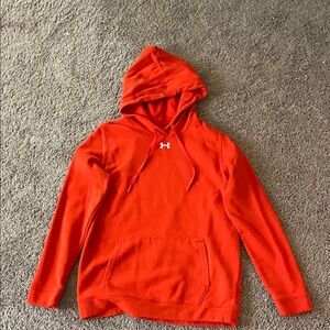 Under Armour Vibrant Red/Orange Oversized Hoodie for Women
